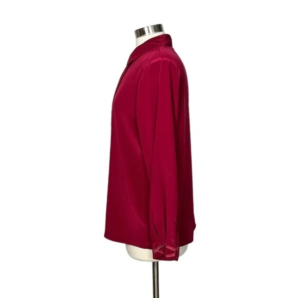Vintage Yves St. Clair Red Blouse - Picture 4 of 15